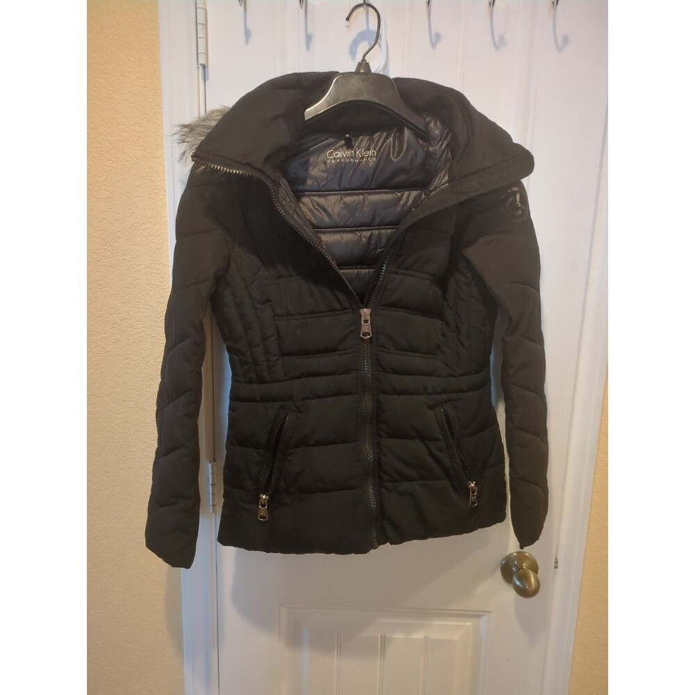 Calvin Klein Women's Hooded Puffer Jacket Size S